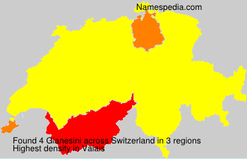 Surname Gianesini in Switzerland Surname Gianesini in Switzerland
