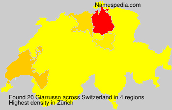 Surname Giarrusso in Switzerland Surname Giarrusso in Switzerland