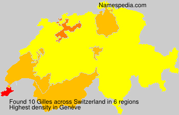 Surname Gilles in Switzerland Surname Gilles in Switzerland
