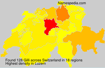 Surname Gilli in Switzerland Surname Gilli in Switzerland
