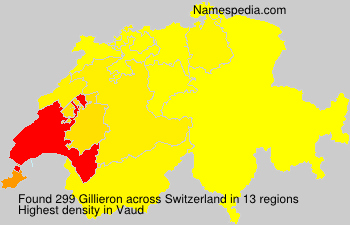 Surname Gillieron in Switzerland Surname Gillieron in Switzerland