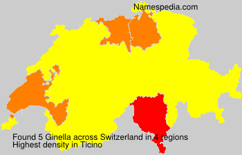 Surname Ginella in Switzerland Surname Ginella in Switzerland