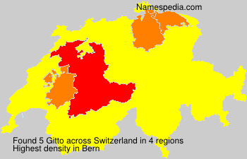 Surname Gitto in Switzerland Surname Gitto in Switzerland