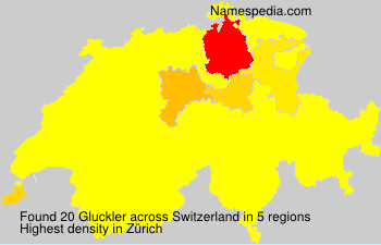 Surname Gluckler in Switzerland Surname Gluckler in Switzerland