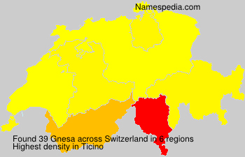 Surname Gnesa in Switzerland Surname Gnesa in Switzerland