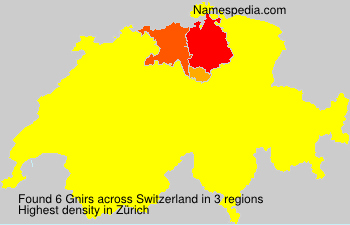 Surname Gnirs in Switzerland Surname Gnirs in Switzerland