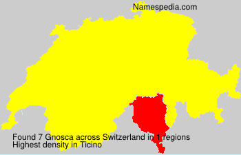 Surname Gnosca in Switzerland Surname Gnosca in Switzerland