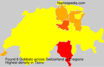 Surname Gobbato in Switzerland Surname Gobbato in Switzerland