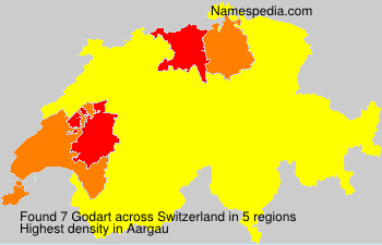 Surname Godart in Switzerland Surname Godart in Switzerland