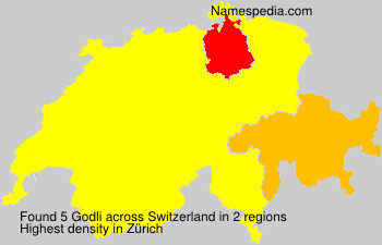 Surname Godli in Switzerland Surname Godli in Switzerland