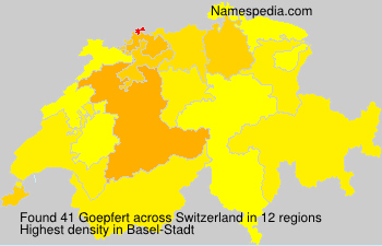 Surname Goepfert in Switzerland Surname Goepfert in Switzerland