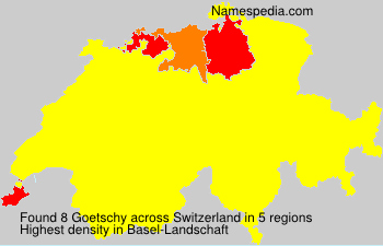 Surname Goetschy in Switzerland Surname Goetschy in Switzerland
