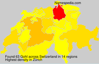 Surname Gohl in Switzerland Surname Gohl in Switzerland