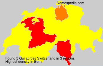 Surname Goi in Switzerland Surname Goi in Switzerland