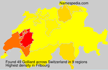 Surname Golliard in Switzerland Surname Golliard in Switzerland