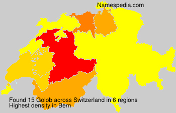 Surname Golob in Switzerland Surname Golob in Switzerland