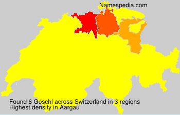 Surname Goschl in Switzerland Surname Goschl in Switzerland