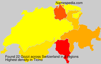 Surname Gozzi in Switzerland Surname Gozzi in Switzerland