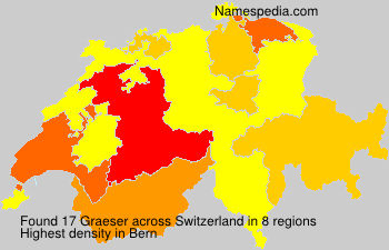 Surname Graeser in Switzerland Surname Graeser in Switzerland