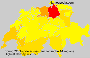 Surname Grande in Switzerland Surname Grande in Switzerland