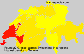 Surname Grasset in Switzerland Surname Grasset in Switzerland