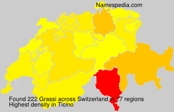 Surname Grassi in Switzerland Surname Grassi in Switzerland