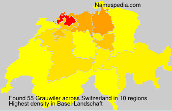 Surname Grauwiler in Switzerland Surname Grauwiler in Switzerland