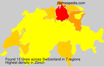 Surname Greis in Switzerland Surname Greis in Switzerland