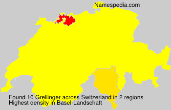 Surname Grellinger in Switzerland Surname Grellinger in Switzerland