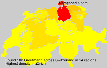Surname Greutmann in Switzerland Surname Greutmann in Switzerland