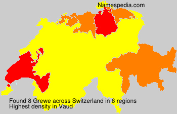 Surname Grewe in Switzerland Surname Grewe in Switzerland