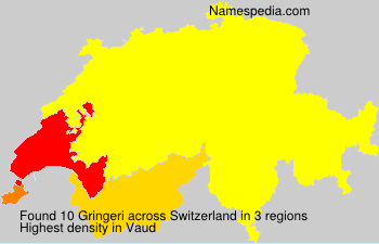 Surname Gringeri in Switzerland Surname Gringeri in Switzerland