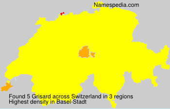 Surname Grisard in Switzerland Surname Grisard in Switzerland
