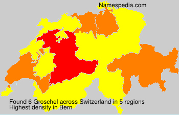 Surname Groschel in Switzerland Surname Groschel in Switzerland