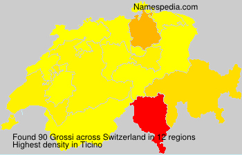 Surname Grossi in Switzerland Surname Grossi in Switzerland