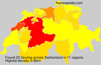 Surname Gruring in Switzerland Surname Gruring in Switzerland