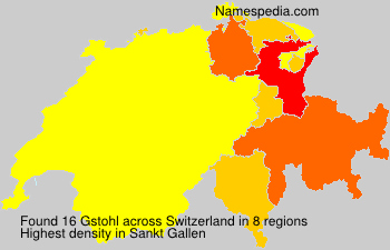 Surname Gstohl in Switzerland Surname Gstohl in Switzerland