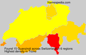 Surname Guanziroli in Switzerland Surname Guanziroli in Switzerland