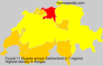 Surname Guarda in Switzerland Surname Guarda in Switzerland