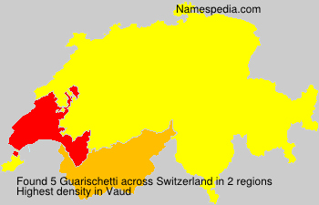 Surname Guarischetti in Switzerland Surname Guarischetti in Switzerland