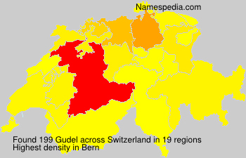 Surname Gudel in Switzerland Surname Gudel in Switzerland