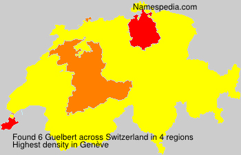 Surname Guelbert in Switzerland Surname Guelbert in Switzerland