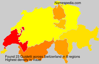 Surname Guidetti in Switzerland Surname Guidetti in Switzerland