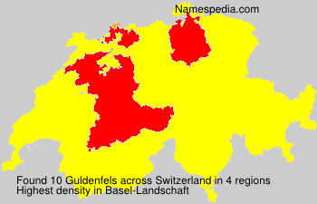 Surname Guldenfels in Switzerland Surname Guldenfels in Switzerland