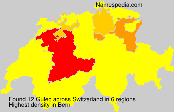 Surname Gulec in Switzerland Surname Gulec in Switzerland