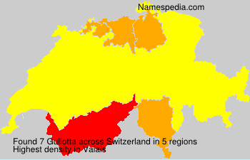 Surname Gullotta in Switzerland Surname Gullotta in Switzerland