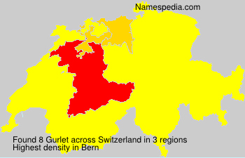 Surname Gurlet in Switzerland Surname Gurlet in Switzerland