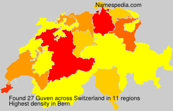 Surname Guven in Switzerland Surname Guven in Switzerland