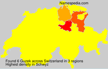 Surname Guzek in Switzerland Surname Guzek in Switzerland