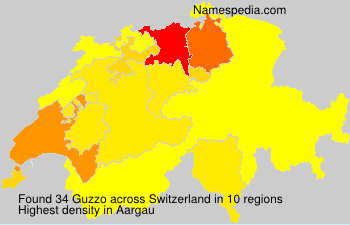 Surname Guzzo in Switzerland Surname Guzzo in Switzerland